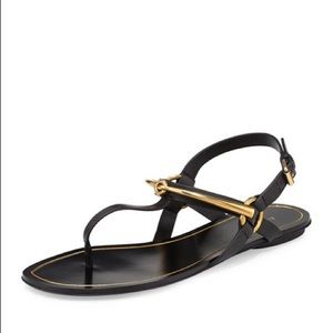 Gucci Tess Horsebit Thong Sandal